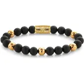 Rebel & Rose Armband - Staal/Beads |