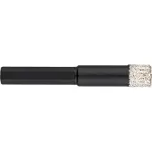 Ivana Diamanttegelboor Zwart 6-Kant 12.0mm