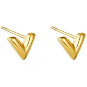 Yehwang Oorbellen Knopjes V | Goud