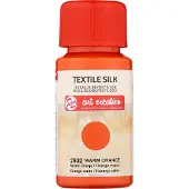 Talens Textiel Silk 50 ml Warm Oranje