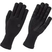 Agu Merino Knit Handschoenen Lange Vingers Essential Waterproof - Zwart - M
