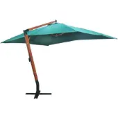 vidaXL Zweefparasol Melia 300x400 cm groen