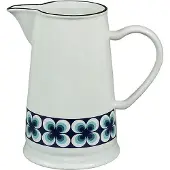 Cabanaz - schenkkan, Ramona, retro, keramiek, PITCHER, 1.6 liter, blauw