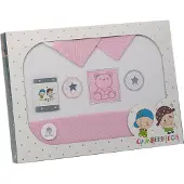 Gamberritos laken set roze beertje 3 delig klein