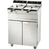 CombiSteel Elektrische Friteuse 2X9 L - - 7455.0985 - Horeca & Professioneel - Horeca & Professioneel