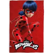 Miraculous - Zijdezacht plaid - 100 x 150 cm - Rood