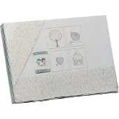 Gamberritos laken set beige figuurtjes 3 delig klein