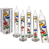 Ootb Thermometer Galileo 18cm In Giftbox Transparant transparant Glas