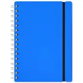 Vacavaliente - Studio Notitieboek A5 - Gerecycled Leer - Blauw