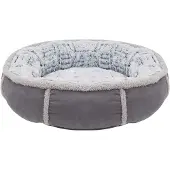 Rosewood Hondenmand pluche donut grijs 51x51x13 cm