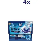 Lenor 4x Lenor Wasmiddel All-in-1 Pods Zeebries 12 Stuks