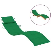 vidaXL Ligbedkussen 186x58x4 cm oxford stof groen