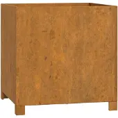 vidaXL Plantenbak met poten roestig 50x50x50 cm cortenstaal