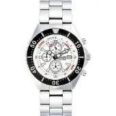 Chris Benz Unisex horloge CB-C300-W-MB Chronograaf, Lichtwijzer, Stopwatch, Dieptemeter, dato, maximale dieptegeheugen