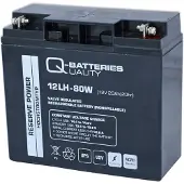 Quality-Batteries 12LH-80W LH 12V 20Ah AGM