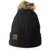 I'm Dutch Gebreide Muts Chapelco Zwart