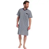 Pastunette heren nachthemd 13231-616-2 - Blauw - S/48