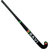 RAVI Hockeystick Junior - 25% Carbon - black 34''
