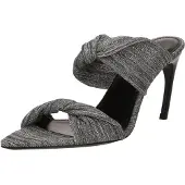 Iro Paris Twisty Glitter Mules Silver/black Maat: 40 | Pumps Outlet | Dames | Zwart