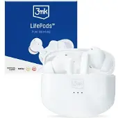 3MK LifePods Bescherming Bluetooth 5.3 ANC-technologie (ANC, 6.50 h, Draadloze), Koptelefoon, Wit