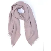 Giuliano winter sjaal - Nude - Made in Italy