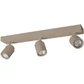 Freelight Spot Razza 3 lichts L 54 cm GU10 beige