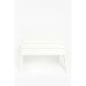 Sissy-Boy Witte fanback chair voetenbankje