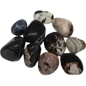 Spiru Trommelstenen Sardonyx (100 gram - 20-40 mm)