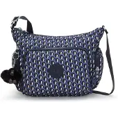 Kipling Schoudertas 'GABB ' blauw / zwart / wit