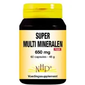 Nhp Super multi mineralen 650 mg puur 60 capsules