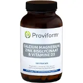 Proviform Calcium magnesium zink bisglycinaat & D3 (180 capsules)