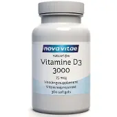 Nova vitae Vitamine D3 3000/75mcg (360 softgels)