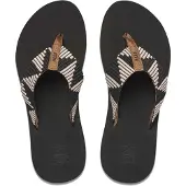 Reef Strand-/badschoen 'Spring Woven' beige / bruin / zwart