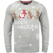 Blend Trui ' BHRudolph ' bruin / grijs / rood / wit
