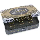 Sir Redman SR-BTNS-ABR set losse bretel knoopjes antiek messing