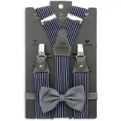 Sir Redman SRCOMBI20007B Bretels Combi Pack Striped Gent - Marineblauw /