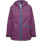 Ulla Popken Functionele jas blauw / aubergine
