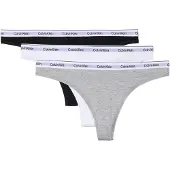 Calvin Klein Jeans Underwear String grijs / zwart / wit