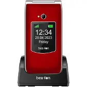 Beafon SL605 rood (2.40", 0.30 Mpx, 2G), Sleutel mobiele telefoon, Rood