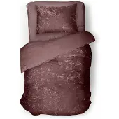Eleganzzz Dekbedovertrek Crushed Velvet - rose 140x200/220cm