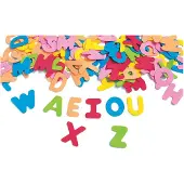 Colorations - alfabet letters foam, 150st.