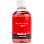 Elvedes Minerale olie voor hydraulische schijfremmen - 250 ml - rood