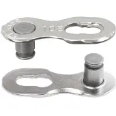 M-Wave kettingschakel fusion 1/2 x 11/128 staal 10s zilver