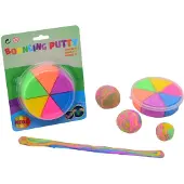 Johntoy Bouncing putty 6 neon-kleuren