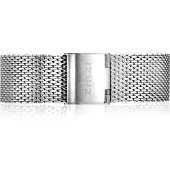 Zinzi stalen mesh horlogeband zilvergekleurd 18mm RETBAND1