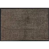 MD-ENTREE MD Entree - Deurmat - Schoonloopmat - Soft&Clean - 75 x 120 cm - Taupe - Vloerkleed - Met antislip - Machine wasbaar - Vocht absorberend - Hoge dichtheid 600gr/m2