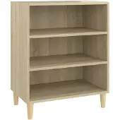 vidaXL Dressoir 57x35x70 cm bewerkt hout sonoma eikenkleurig