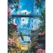Heye Puzzle Markets District 1000 - Puzzel 70 x 50 cm - Future Cities - Gal Barkan