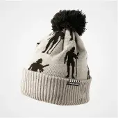 Bauer Branded Knit Pom Beanie (grijs) Jr. Grijs