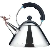 Alessi Tea Rex fluitketel 2 liter rvs zwart